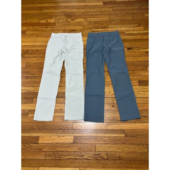 Eddie Bauer Women’s Hiking Pants Size 2 *Lot of 2* Blue Gray Stretch Nylon - Picture 1 of 9